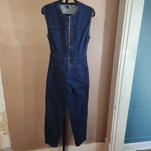 Universal Thread Women's Blue Jeans Overalls